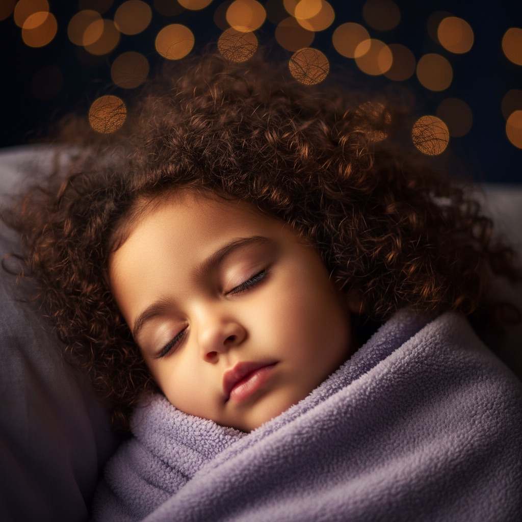 A child sleeping peacefully with a stuffed animal after bedtime stories